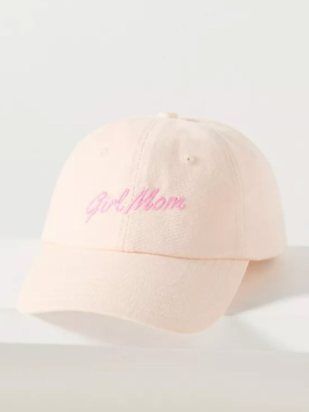 ANTHROPOLOGIE 'Girl Mom' Ivory Baseball Cap - NWT $42 MSRP